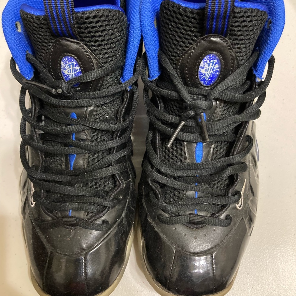Nike Air Black and Blue Foamposites